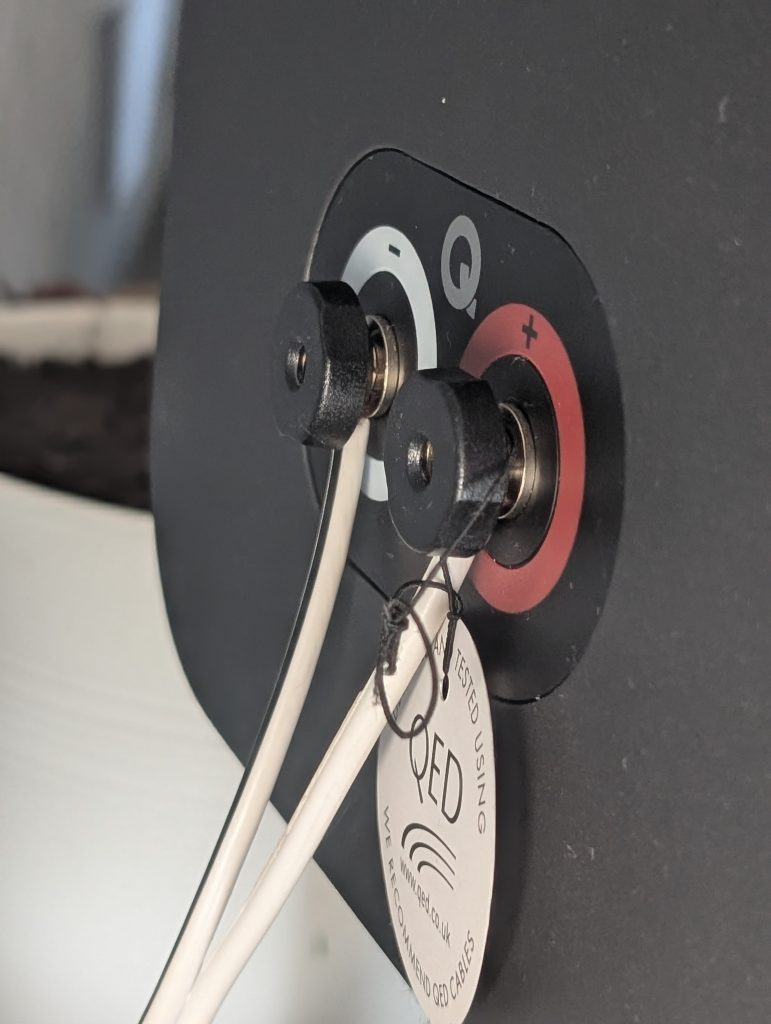 Q Acoustics 3030i Review , rear port view